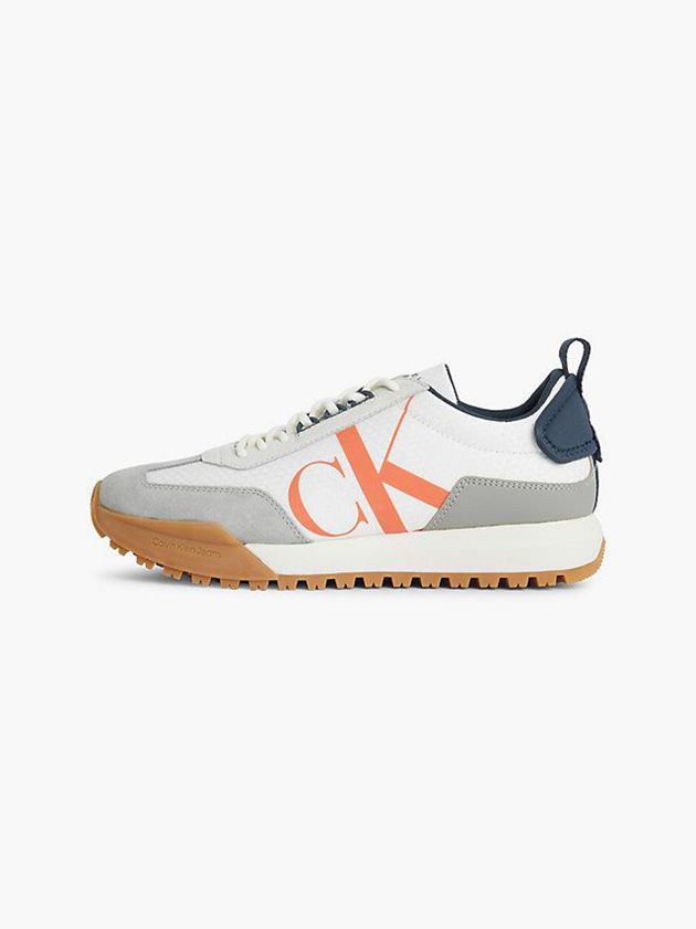 White Calvin Klein Recycled Men Sneakers | OUVG-49523