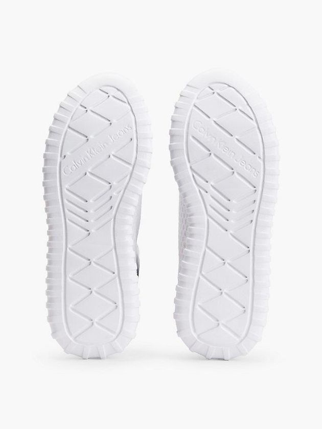White Calvin Klein Recycled Mesh Women Sneakers | PDYO-10674