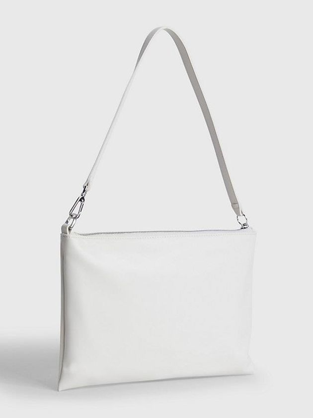 White Calvin Klein Recycled Pouch Women Bags | DLZP-12903