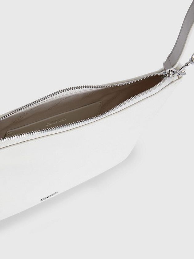 White Calvin Klein Recycled Pouch Women Bags | DLZP-12903