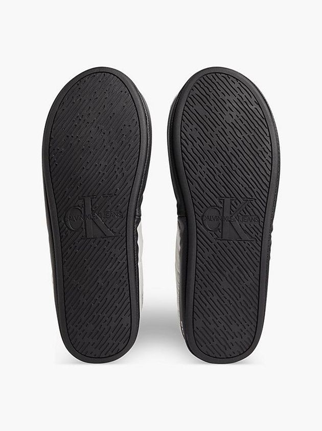 White Calvin Klein Recycled Quilted Men Slippers | NBTL-10248
