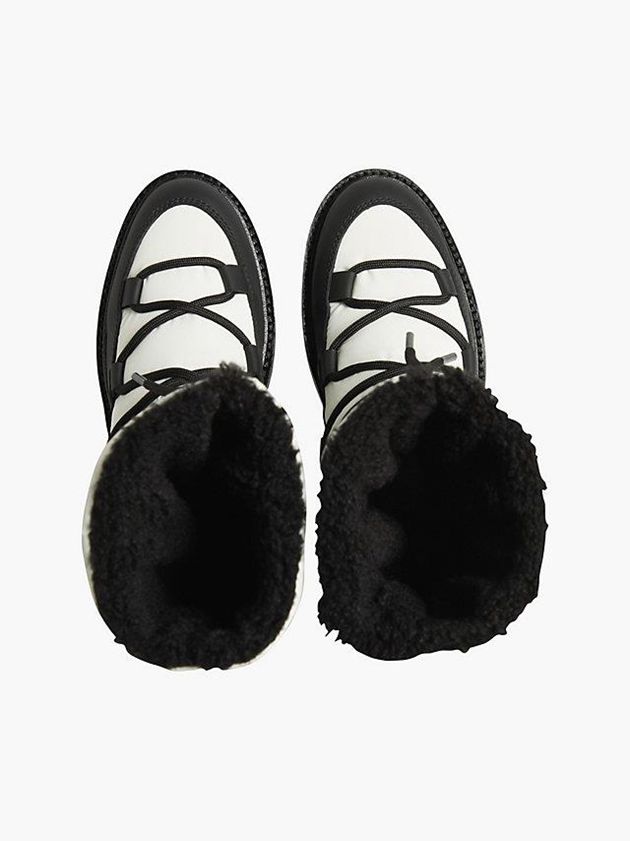White Calvin Klein Recycled Women Boots | EHOL-10678