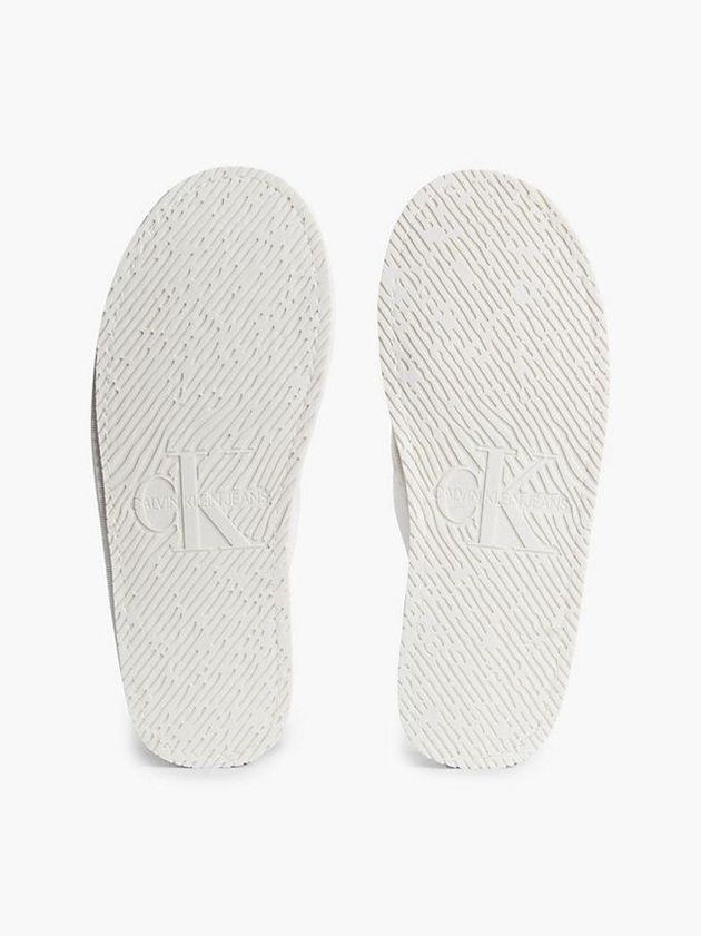 White Calvin Klein Recycled Women Slippers | ATVX-93418