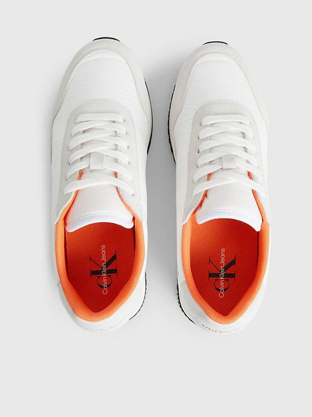 White Calvin Klein Recycled Women Sneakers | OMHY-59476