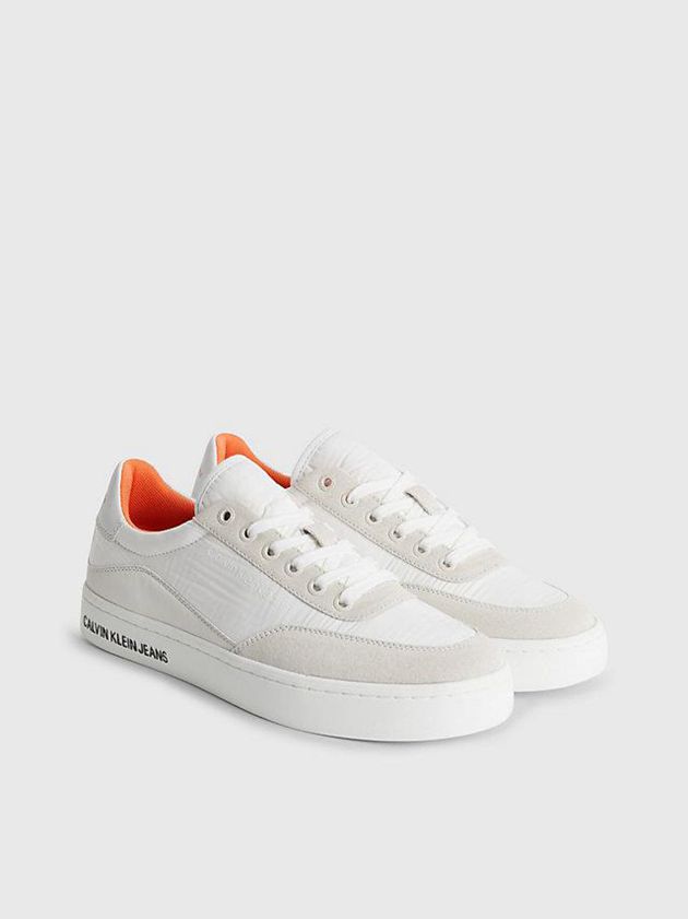 White Calvin Klein Recycled Women Sneakers | OXEU-23960