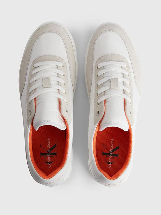 White Calvin Klein Recycled Women Sneakers | OXEU-23960