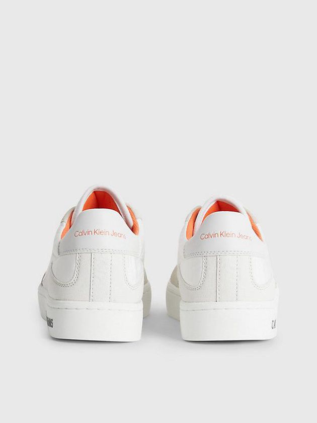 White Calvin Klein Recycled Women Sneakers | OXEU-23960