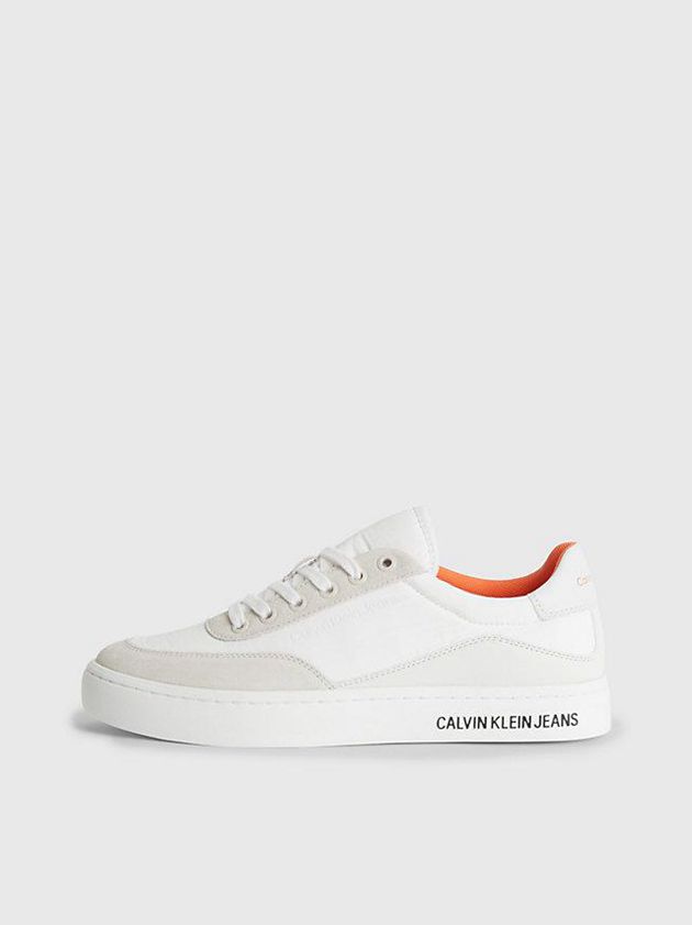 White Calvin Klein Recycled Women Sneakers | OXEU-23960