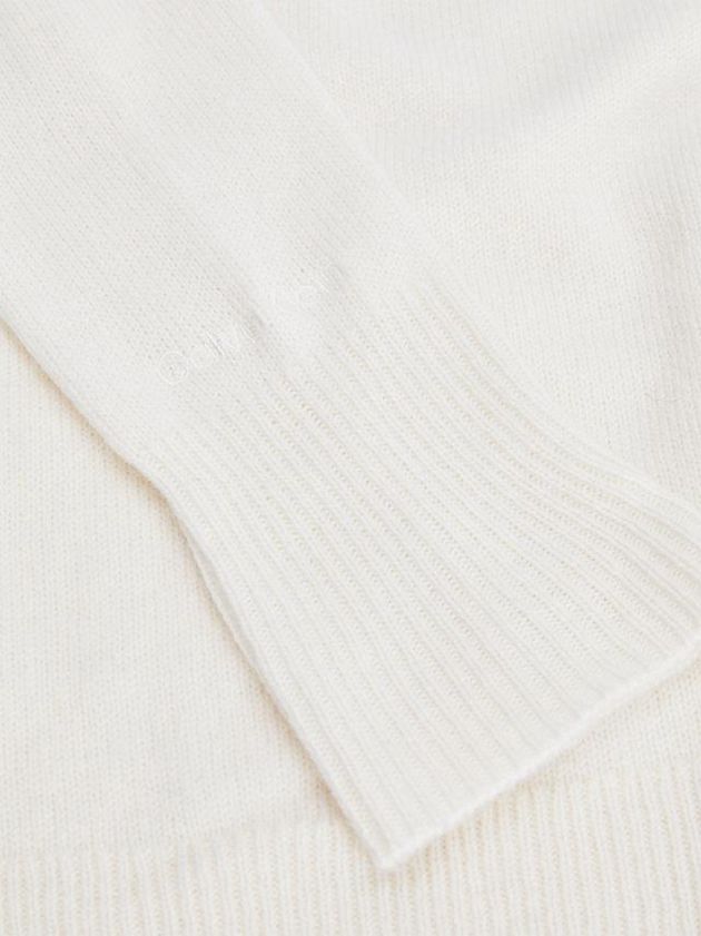 White Calvin Klein Recycled Wool Roll Neck Jumper Women Sweater | VLZQ-69274