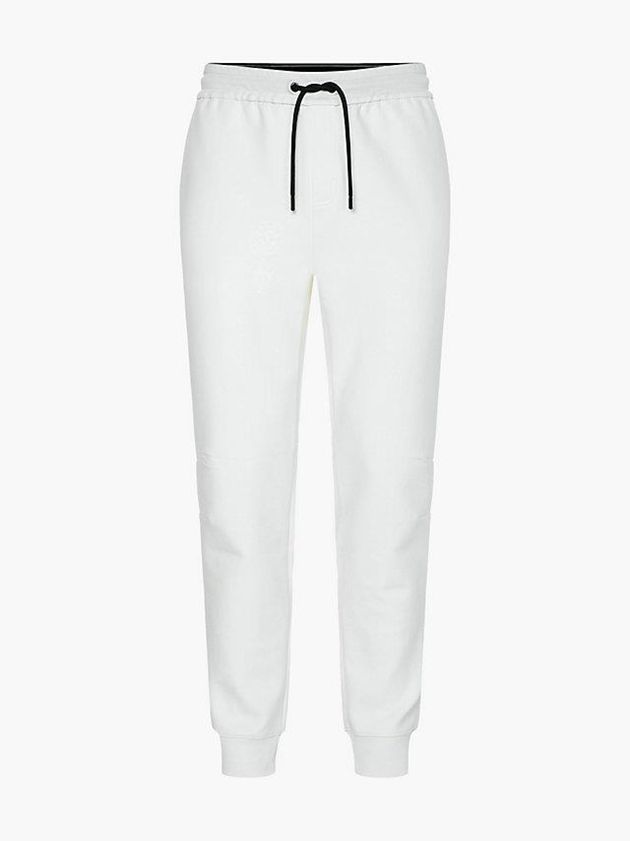 White Calvin Klein Relaxed Organic Cotton Men Joggers | BCHU-65102