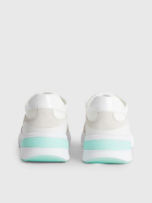 White Calvin Klein Ripstop Women Sneakers | XCOU-80932