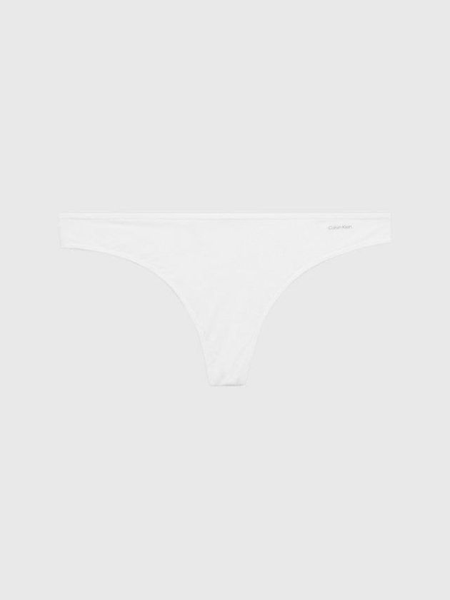 White Calvin Klein Sheer Marquisette Women Thong | QECY-35974