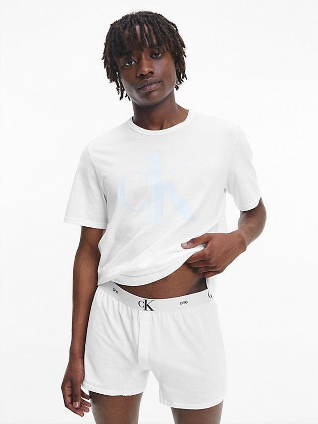 White Calvin Klein Slim Fit Boxers - CK One Men Briefs | MPVK-95708