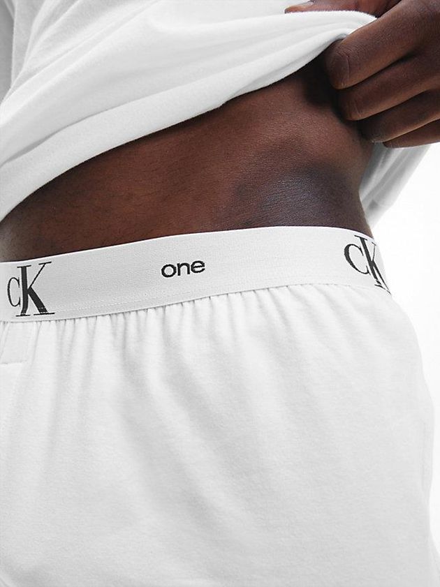 White Calvin Klein Slim Fit Boxers - CK One Men Briefs | MPVK-95708