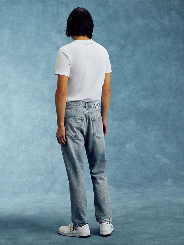 White Calvin Klein Slim Monogram - Pride Men T-Shirt | EYTL-58794