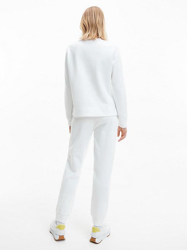 White Calvin Klein Slim Recycled Polyester Women Joggers | AFLU-76294