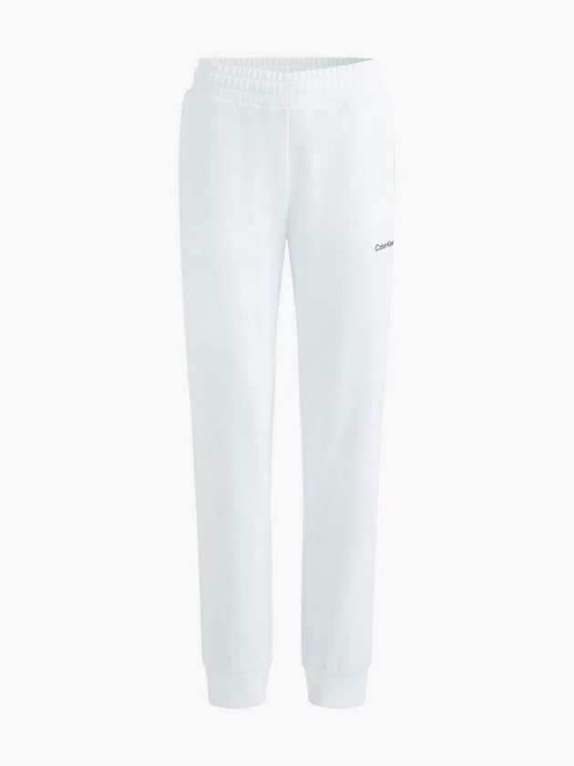 White Calvin Klein Slim Recycled Polyester Women Joggers | AFLU-76294