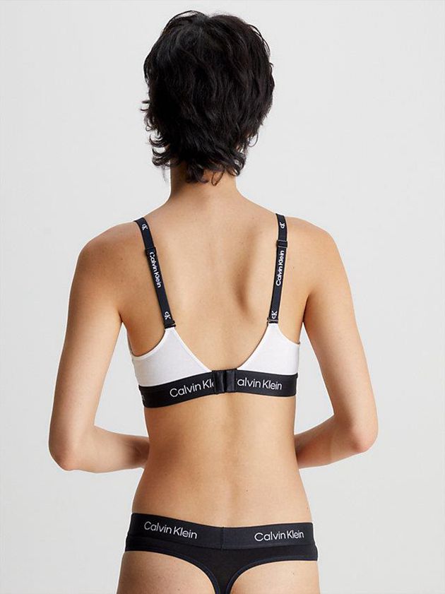 White Calvin Klein String - Ck96 Women Bra | CWOB-96812