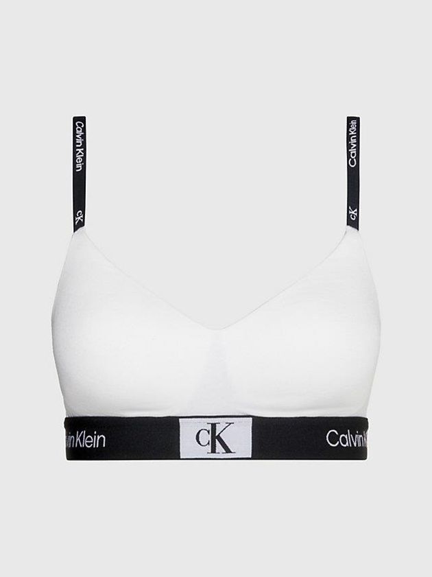 White Calvin Klein String - Ck96 Women Bra | CWOB-96812