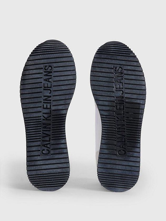 White Calvin Klein Suede Women Sneakers | NTUZ-72043