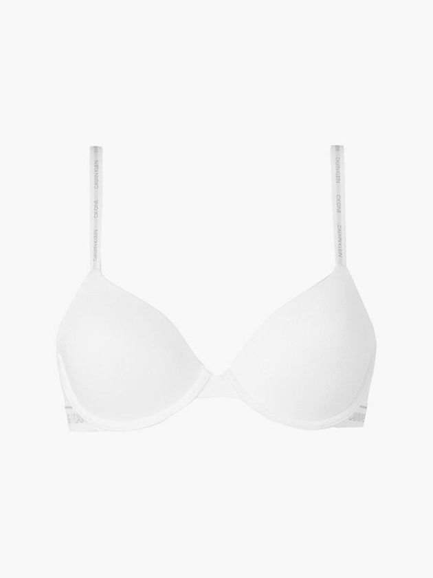 White Calvin Klein T-Shirt - CK One Women Bra | SEBP-42967