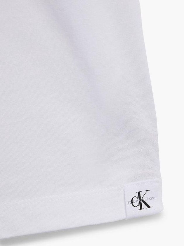 White Calvin Klein Unisex Oversized Men T-Shirt | PUZJ-67128