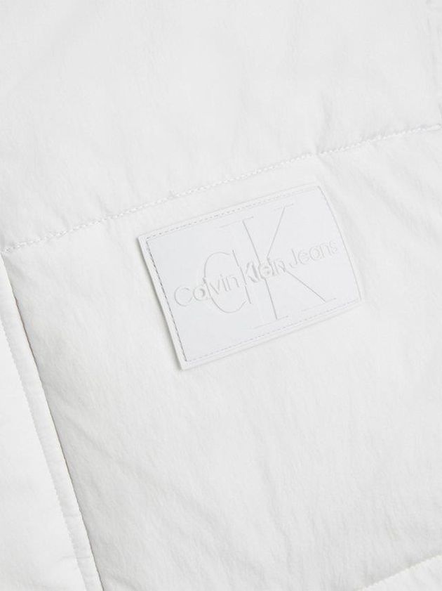 White Calvin Klein Unisex Padded Puffer Women Coat | YDXJ-61384