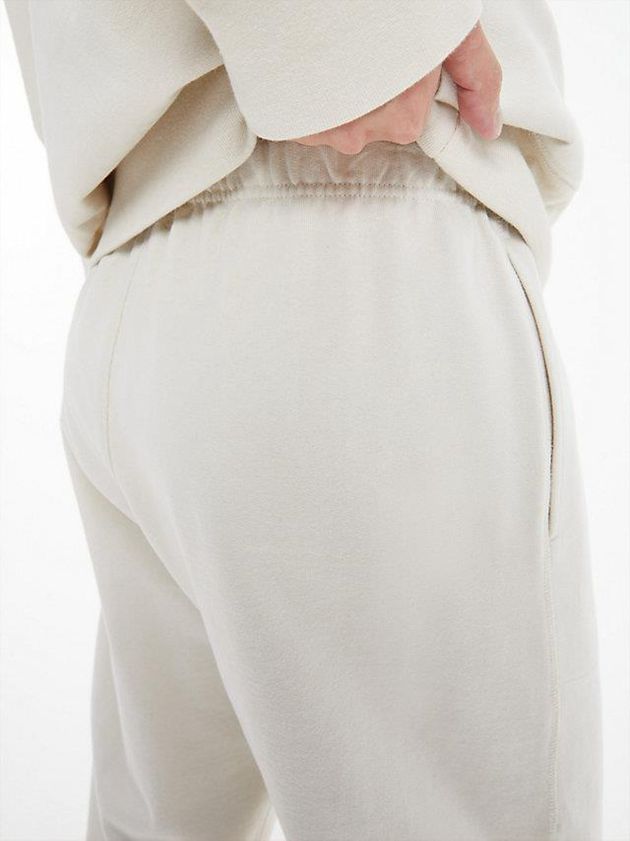 White Calvin Klein Unisex Relaxed - CK Standards Women Joggers | RPYN-41356