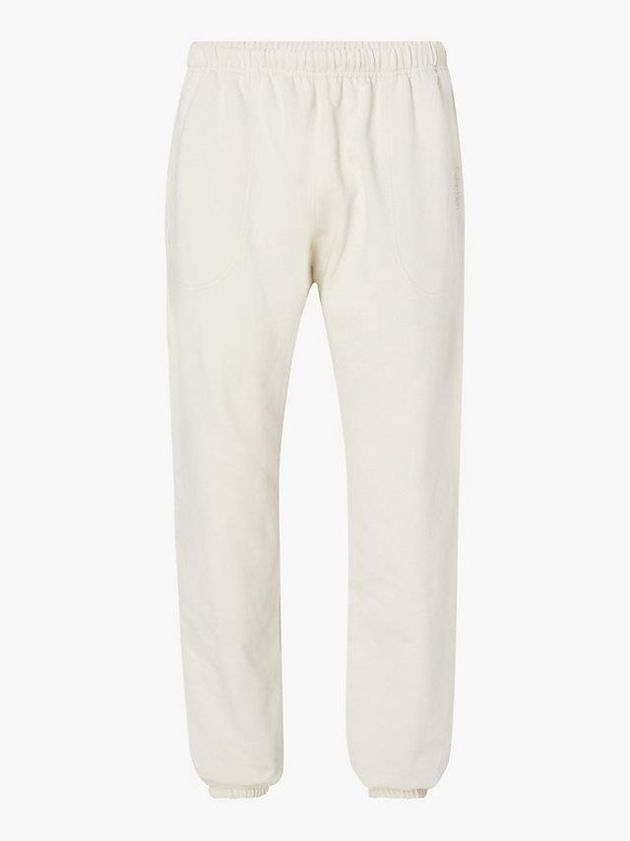 White Calvin Klein Unisex Relaxed - CK Standards Women Joggers | RPYN-41356