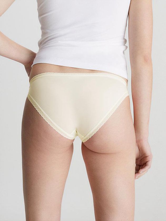 Yellow Calvin Klein Bikini - Bottoms Up Women Briefs | AVSJ-69281