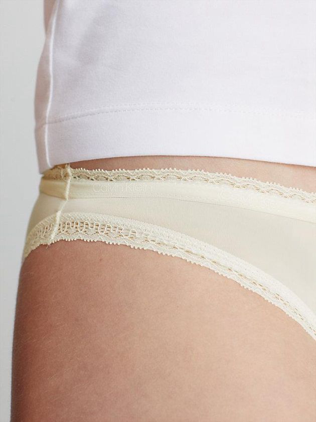 Yellow Calvin Klein Bikini - Bottoms Up Women Briefs | AVSJ-69281