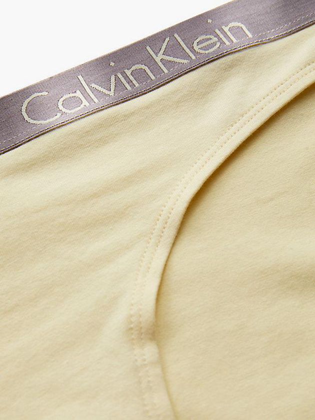 Yellow Calvin Klein Bikini - Radiant Cotton Women Briefs | RIXM-81496