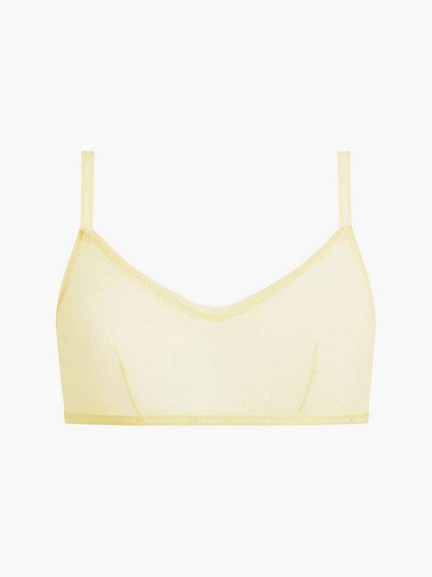 Yellow Calvin Klein CK One Women Bra | ACQX-19852