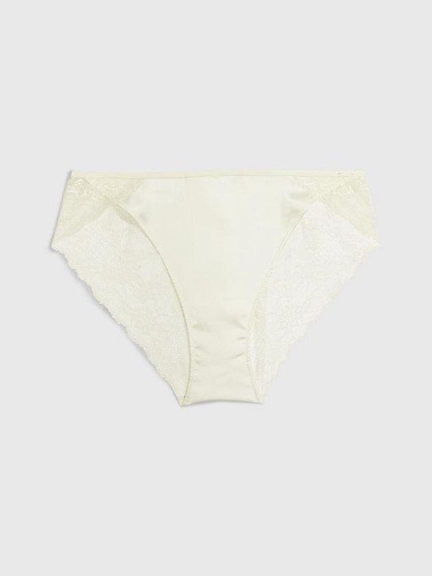 Yellow Calvin Klein Lace Bikini Women Briefs | TIXQ-07253