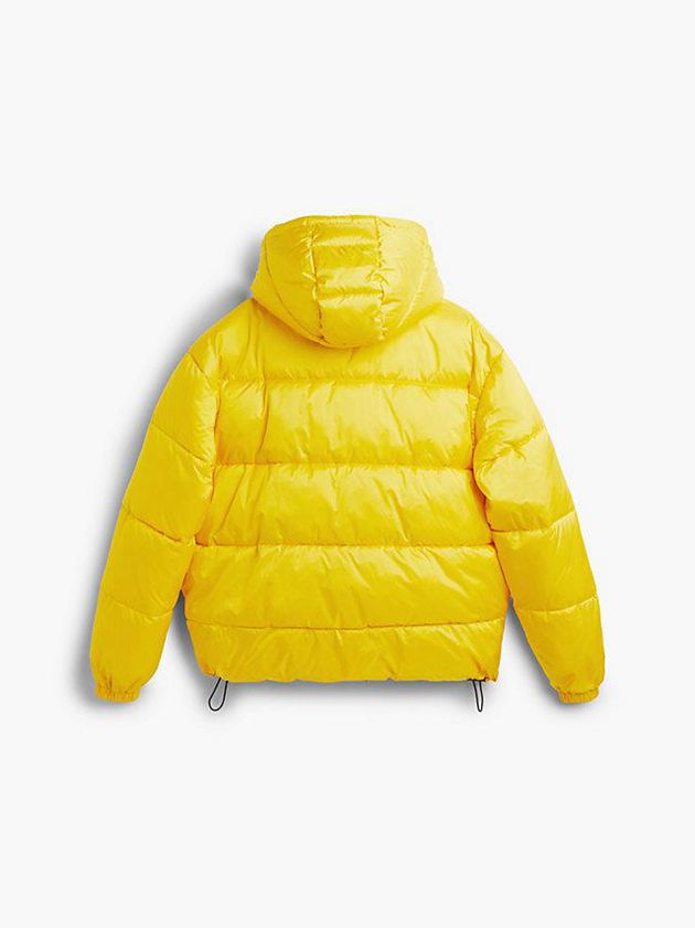 Yellow Calvin Klein Oversized Reversible Puffer Men Jacket | OCEX-71938