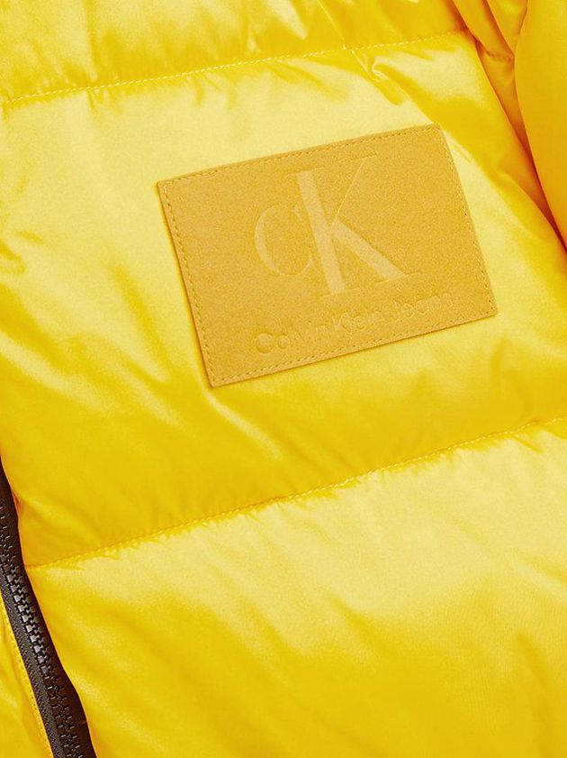 Yellow Calvin Klein Oversized Reversible Puffer Men Jacket | OCEX-71938
