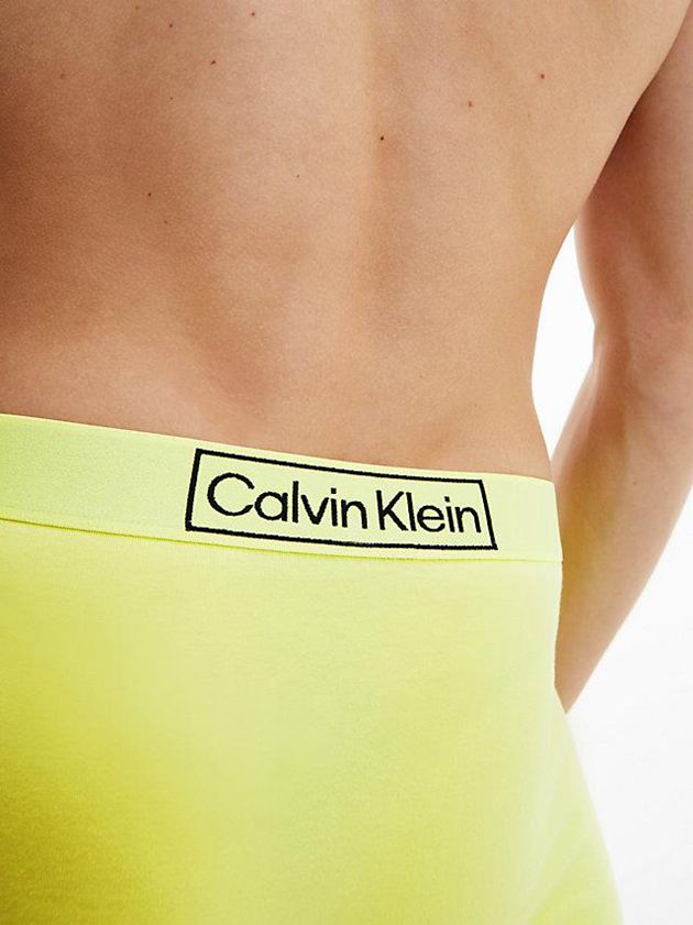 Yellow Calvin Klein Reimagined Heritage Men Briefs | BGIA-37906