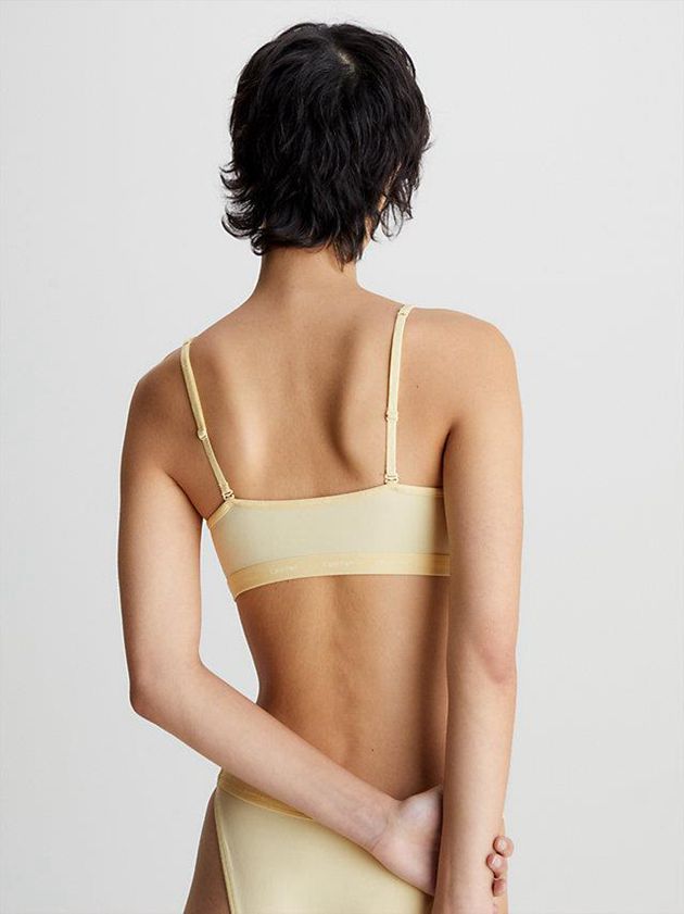 Yellow Calvin Klein String - Form To Body Women Bra | SKNJ-35162
