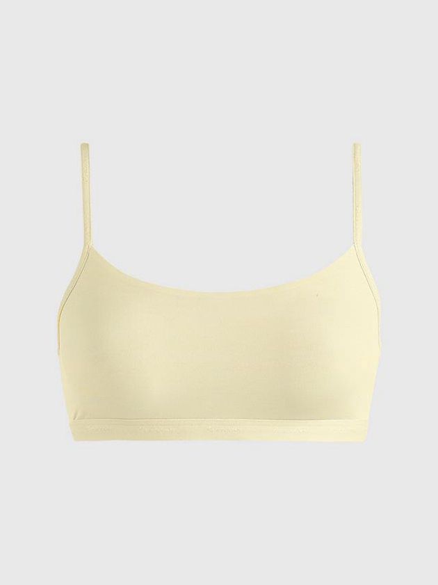 Yellow Calvin Klein String - Form To Body Women Bra | SKNJ-35162